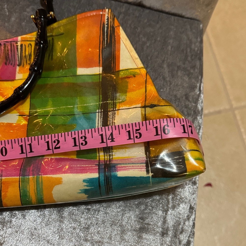 Multicolor Vintage Geometric Women's Clutch - Picture 6 of 7